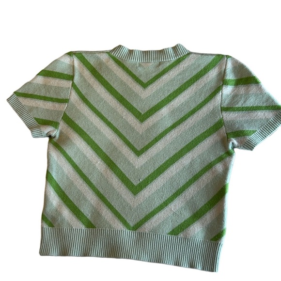 So short sleeved cropped sweater - Picture 2 of 5